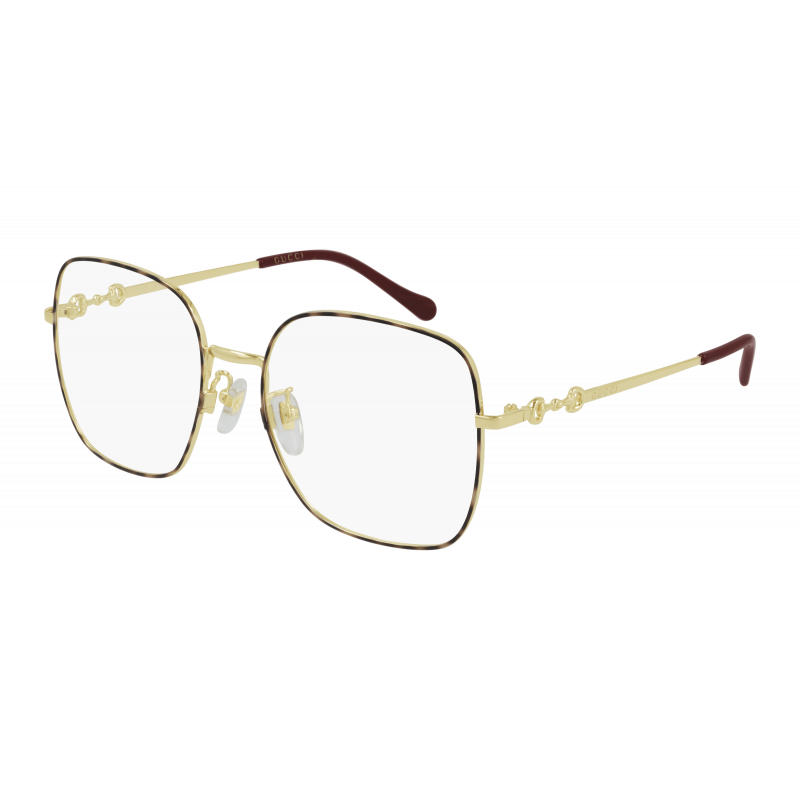 Eyeglasses Gucci GG 0883 OA- 002 Havana / Transparent Gold 55mm