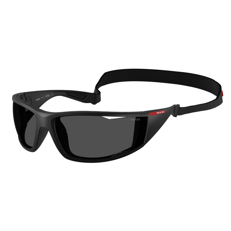 Sunglasses Prada Linea Rossa PS A 04 S 1BO5S0 Matte Black / Dark Grey Polyamide Standard 85mm