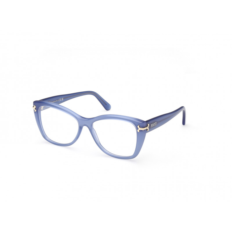 Eyeglasses Emilio Pucci EP 5257 090 Shiny Light Blue / 54mm