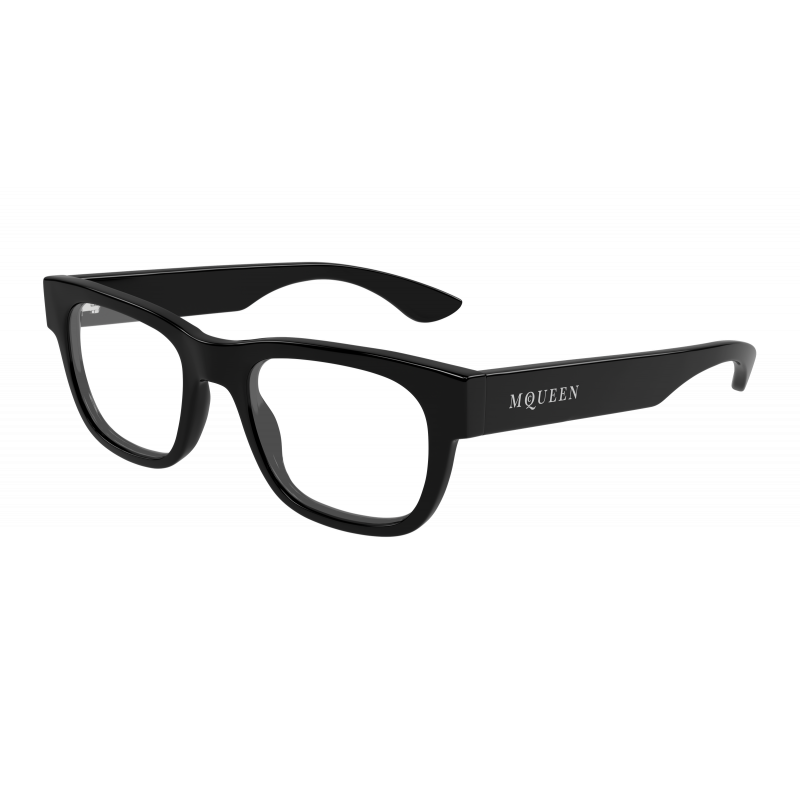 Eyeglasses Alexander McQueen AM 0531 O- 001 Black / Transparent 51mm