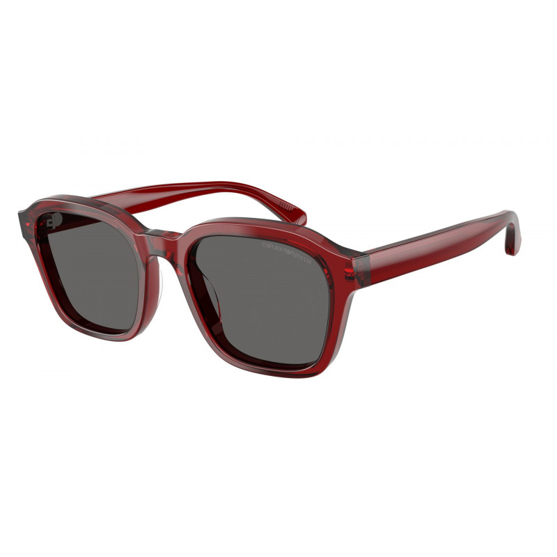 Sunglasses Emporio Armani EA 4245 U 624887 Shiny Transparent Red / Grey Polyamide Standard