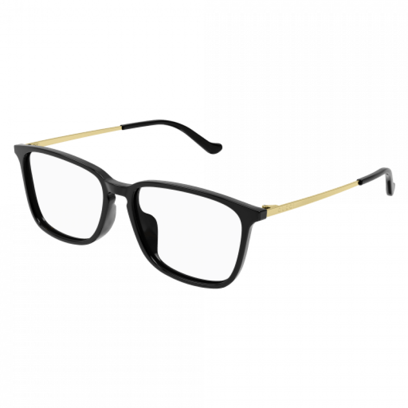 Eyeglasses Gucci GG 1609 OA- 001 Black / Transparent Gold 56mm