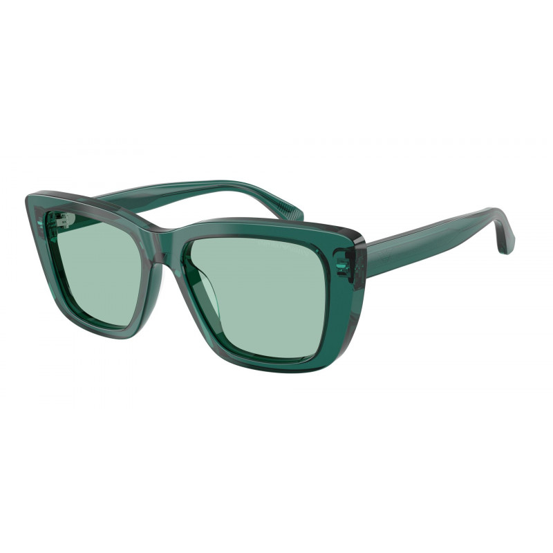 Sunglasses Emporio Armani EA 4246 U 6252/2 Shiny Transparent Green / Polyamide Standard