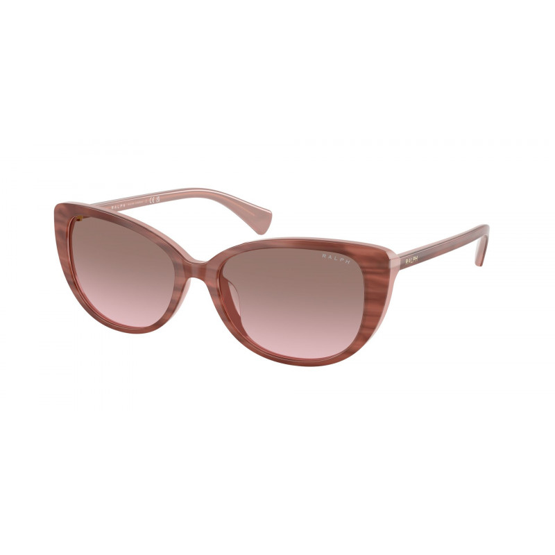 Sunglasses Ralph RA 5340 U 62919T Striped Pink On Milky / Gradient Violet Polyamide Standard 56mm