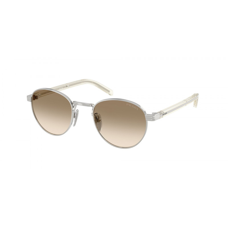 Sunglasses Prada PR B 52 S 1BC80K Silver / Light Yellow Gradient Brown Polyamide Standard