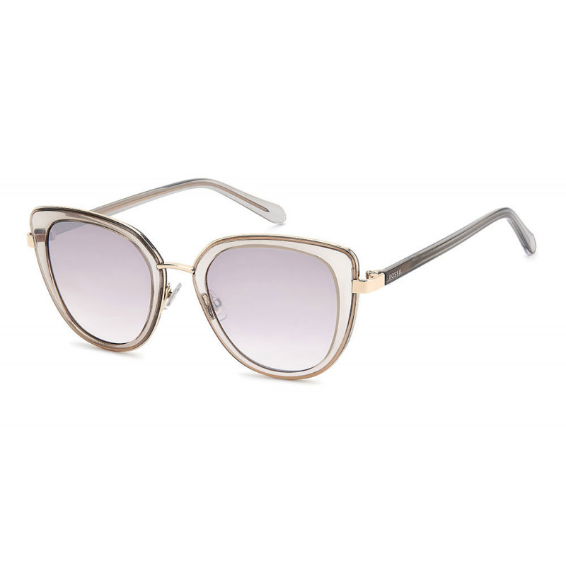 Sunglasses Fossil FOS 2158 /G/S 2CNQ Nq Brown Shaded Silver Mirror 52mm
