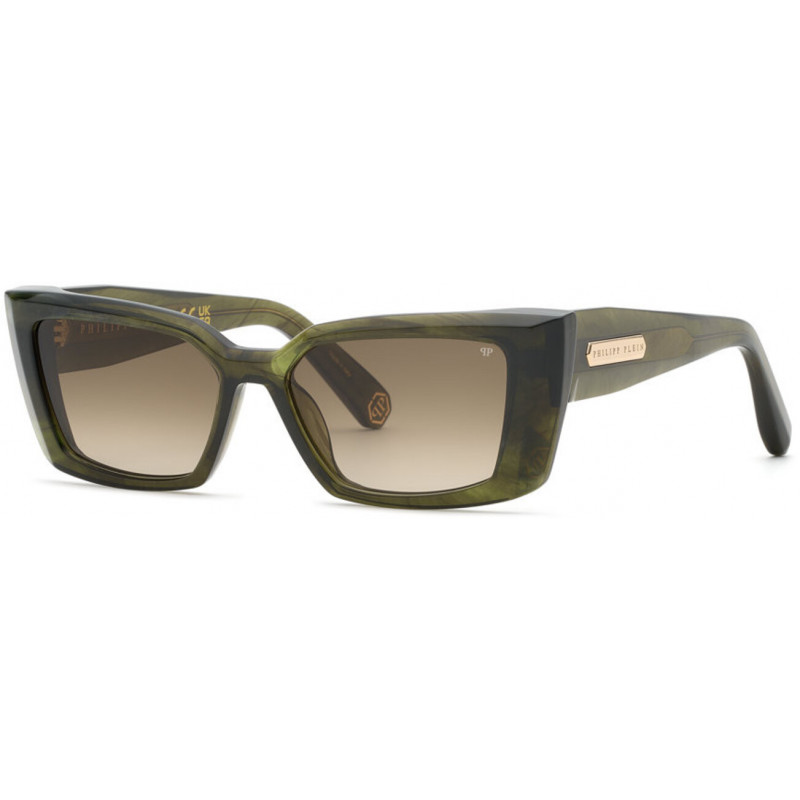 Sunglasses Philipp Plein SPP 215 M 0vad Green/Black Melange