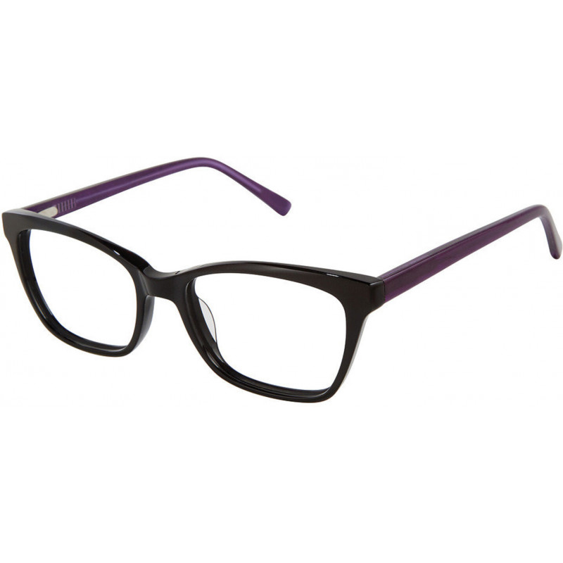 Eyeglasses Nicole Miller NMP 814 C01 Black Amethyst 50mm