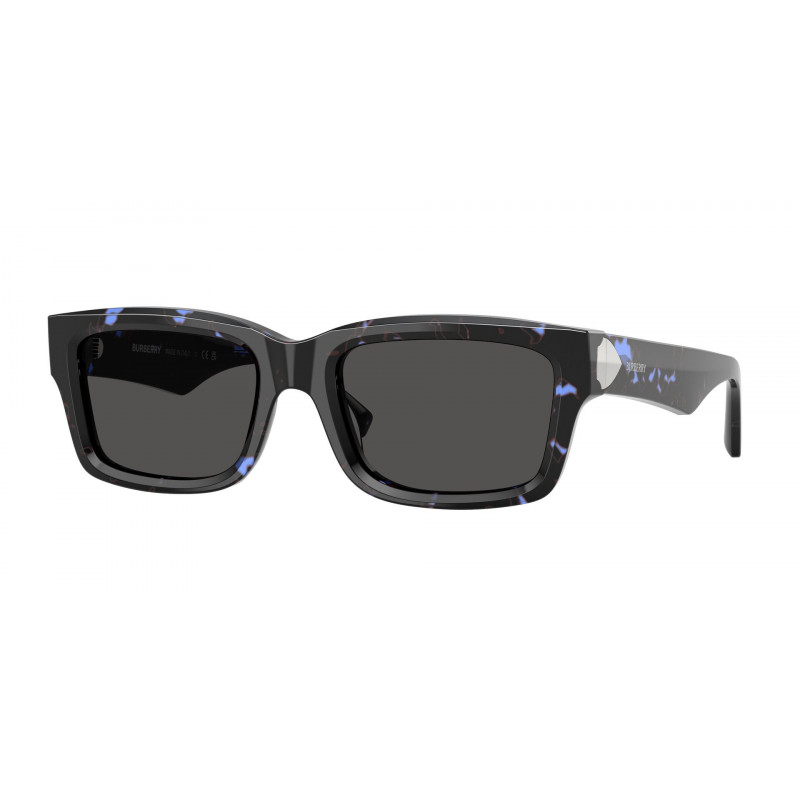 Sunglasses Burberry BE 4443 F 411187 Blue Havana / Dark Grey Polyamide Standard 55mm