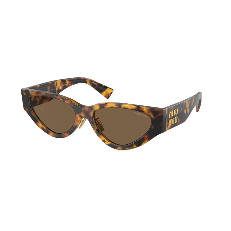 Sunglasses Miu MU 03 ZS VAU06B Honey Havana / Dark Brown Polyamide Standard 54mm