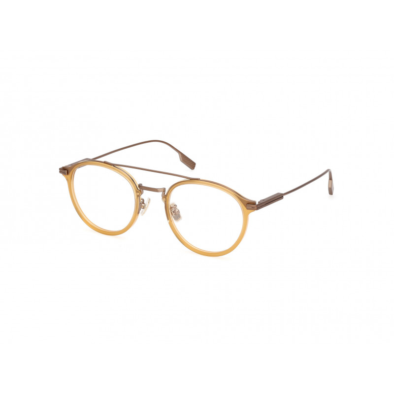 Eyeglasses Zegna EZ 5315 -D Asian fit 045 Shiny Light Brown / Bronze 52mm