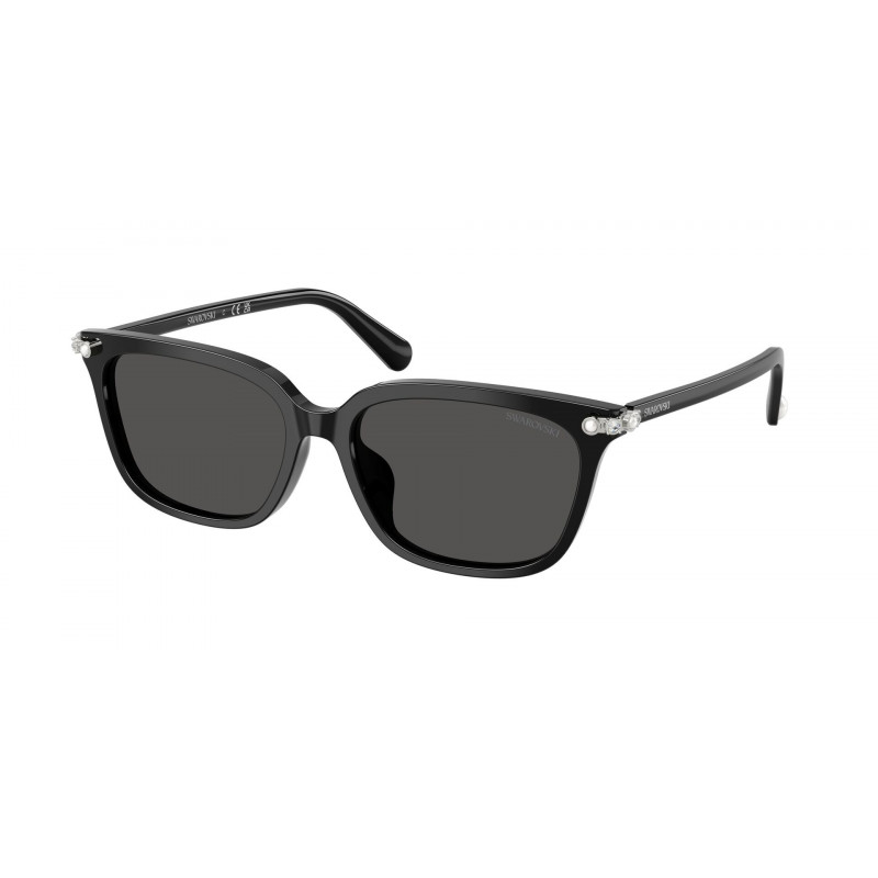 Sunglasses Swarovski SK 6064 D 103887 Black / Dark Grey Polyamide Standard 56mm