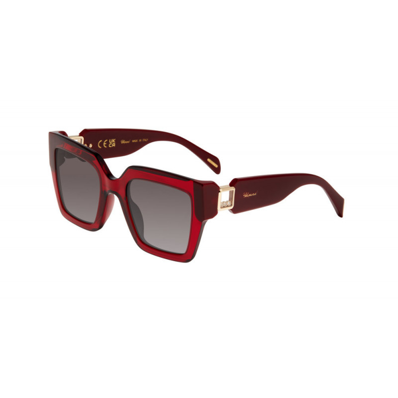 Sunglasses Chopard SCH 417 S 0954 Transp-dark Bordeaux 52mm