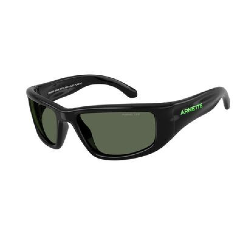 Sunglasses Arnette AN 4358 290071 Black / Dark Green Policarbonate Standard 58mm