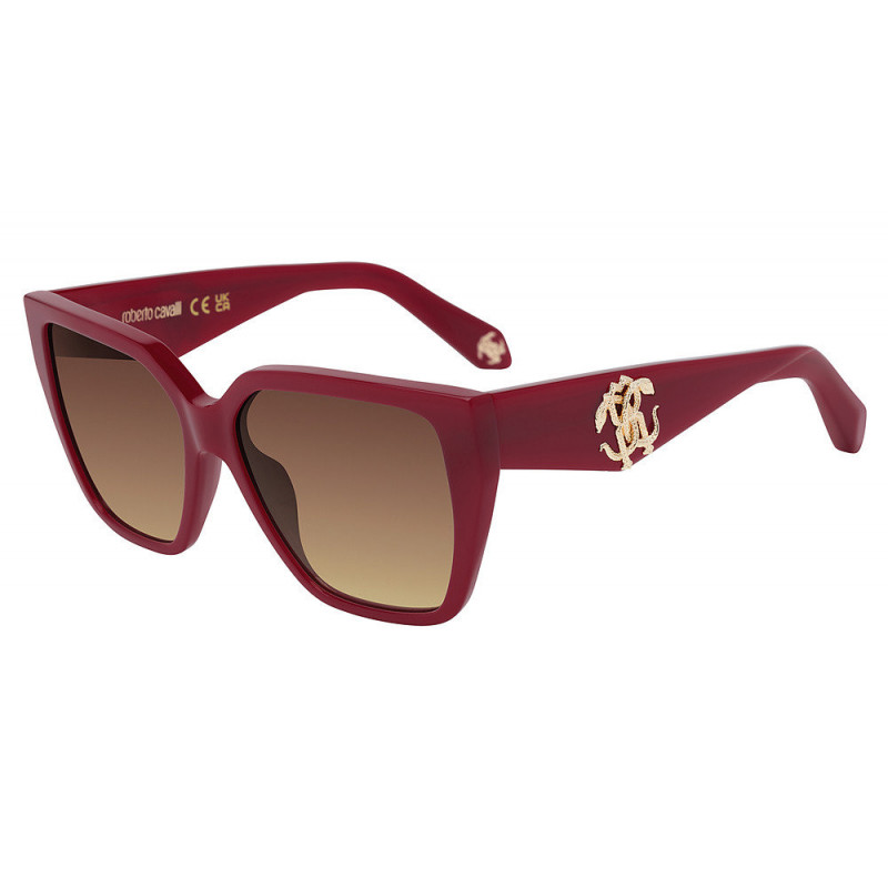 Sunglasses Roberto Cavalli SRC 137 09ez Shiny Full Red