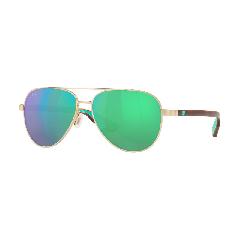 Sunglasses Costa Del Mar 06 S 4002 400201 Peli 287 Brushed Gold Green M
