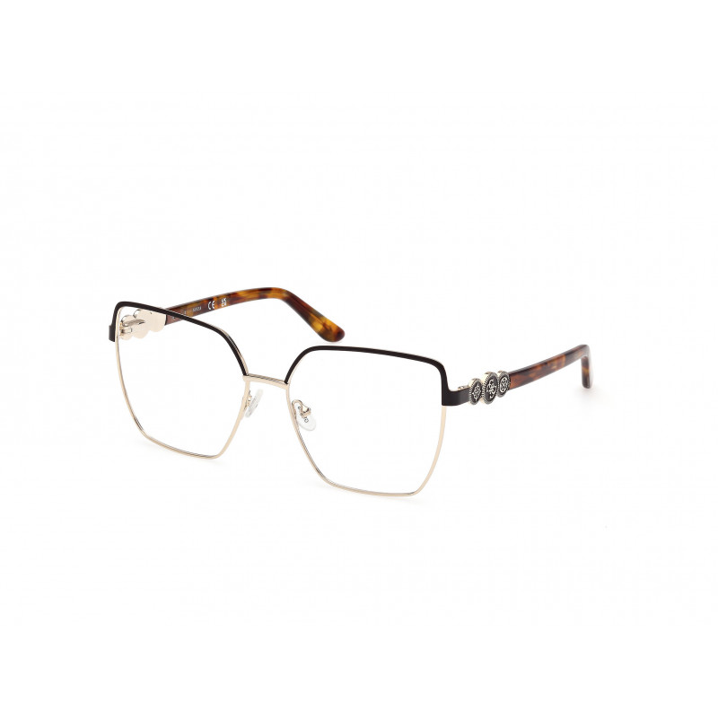 Eyeglasses Guess GU 50229 049 Matte Dark Brown / Blonde Havana 57mm