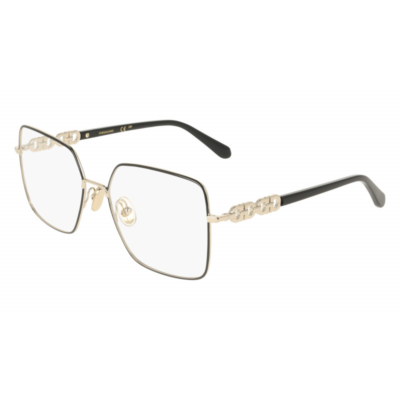 Eyeglasses FERRAGAMO SF 2241 703 Gold/Black 56mm
