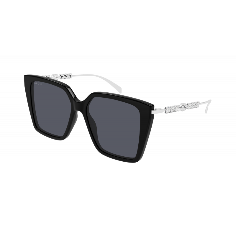 Sunglasses Gucci GG 1967 S- 002 Black / Grey Silver 54mm