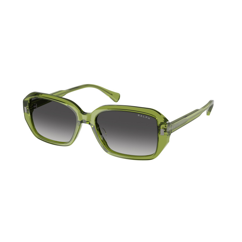 Sunglasses Ralph RA 5325 U 62228G Shiny Tranpsrent Green / Gradient Grey Polyamide Standard 55mm