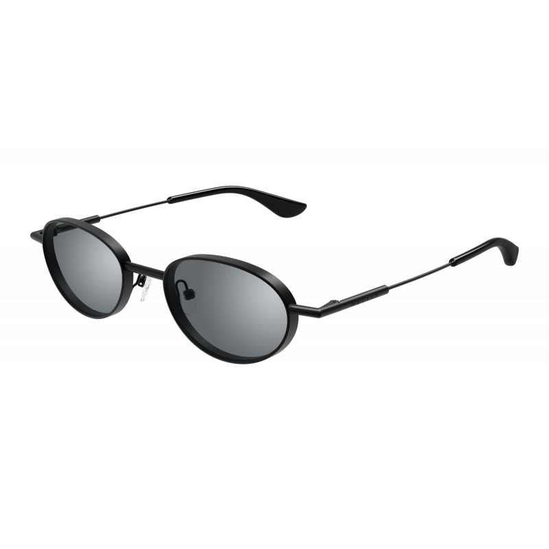 Sunglasses Alexander McQueen AM 0523 S- 004 Black / Silver 50mm