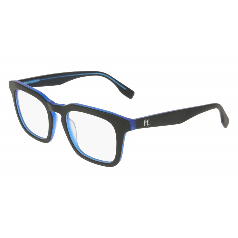 Eyeglasses KARL LAGERFELD KL 6280 014 Matte Black/Blue Bilayer 50mm