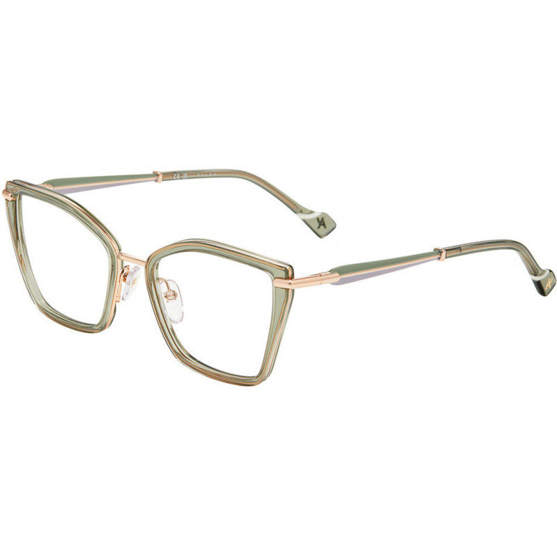 Sunglasses Yalea VYA 188 300y Shiny Rose Gold 52mm