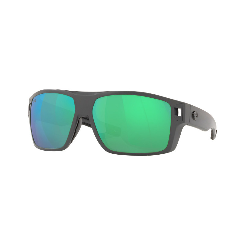 Sunglasses Costa Del Mar 06 S 9034 903408 Diego 98 Matte Gray Green Mirr