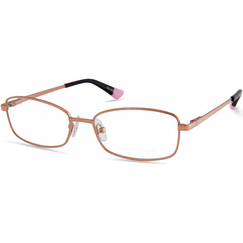 Eyeglasses Victoria's Secret VS 5022 028 Rose Gold W/ Star On Temple Black Tips