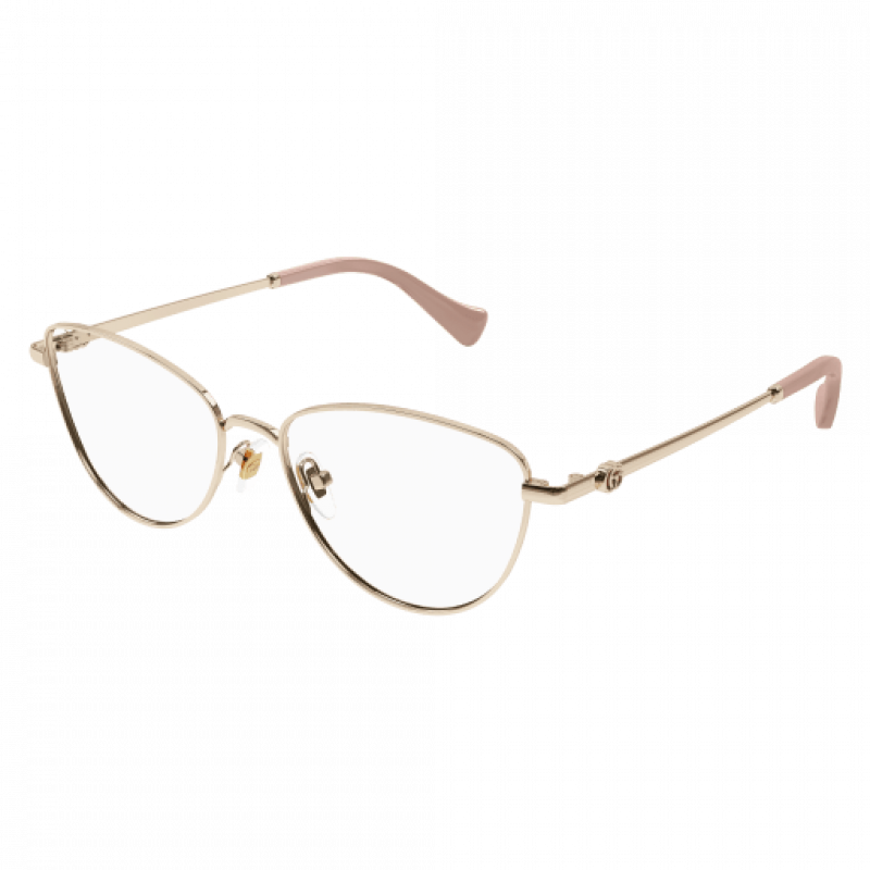 Eyeglasses Gucci GG 1595 O- 002 Gold / Transparent 55mm
