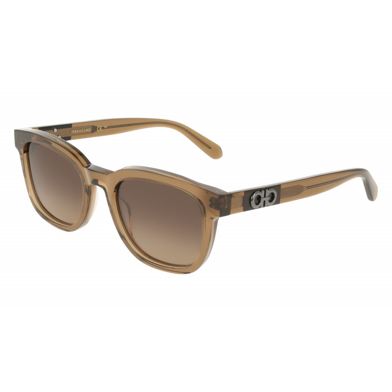 Sunglasses FERRAGAMO SF 2107 S 232 Transparent Brown 54mm
