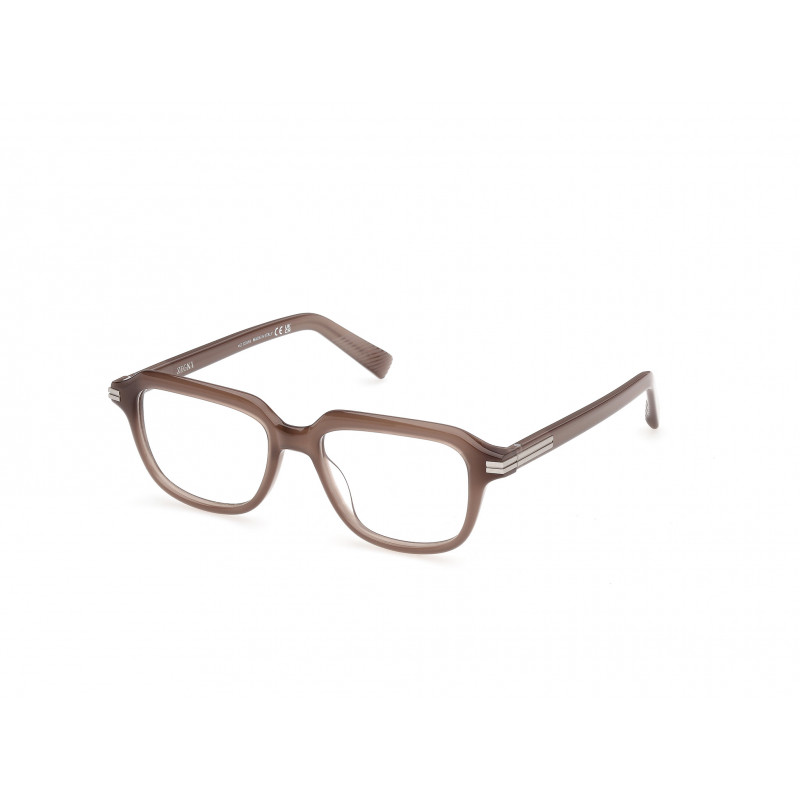 Eyeglasses Zegna EZ 5345 045 Shiny Light Brown / 52mm