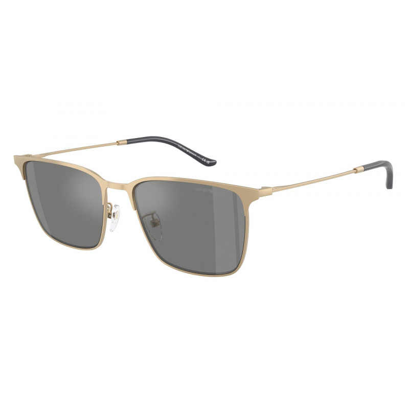 Sunglasses Emporio Armani EA 2164 D 30026G Matte Pale Gold / Grey Mirror Silver Policarbonate Standard