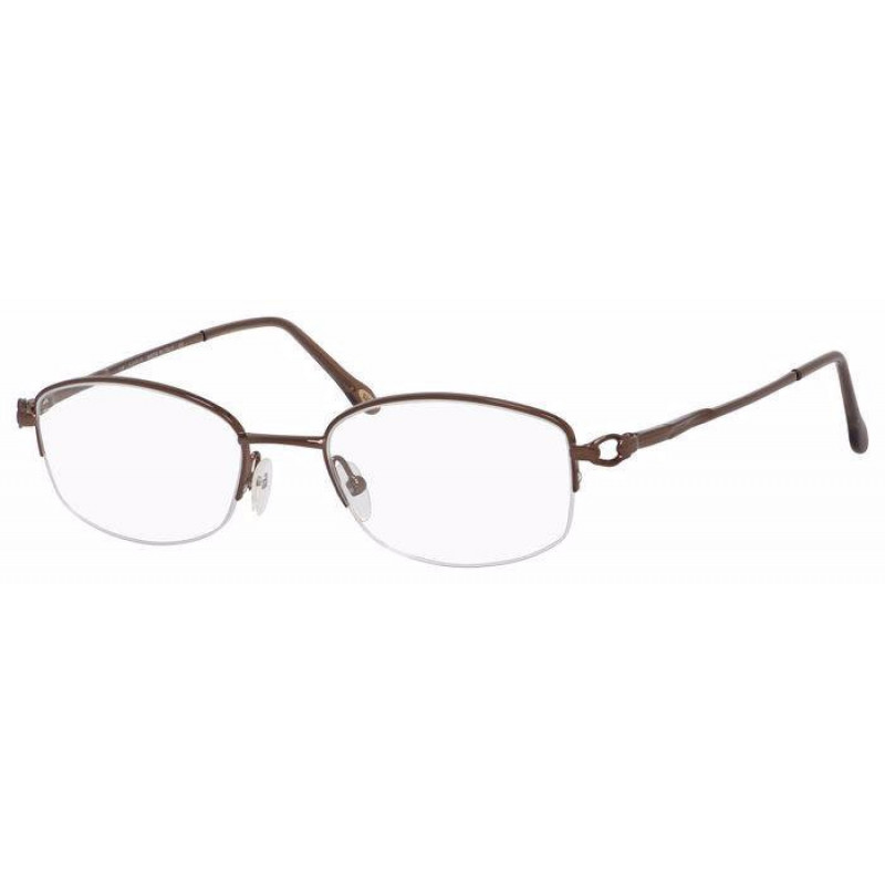 Eyeglasses Emozioni EM 4321 /N NBR Brown 49mm
