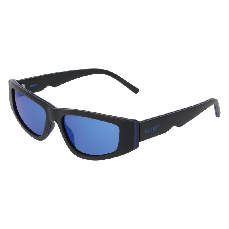 Sunglasses DKNY DK 560 S 004 Black/Blue Mirror 55mm