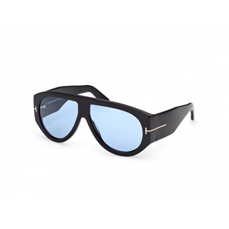 Sunglasses Tom Ford FT 1044 01V Shiny Black / 60mm
