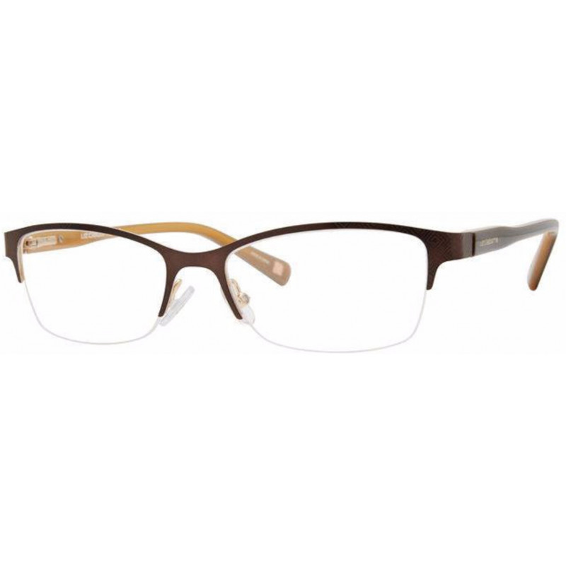 Eyeglasses Liz Claiborne L 456 UFM Brown Gold 49mm