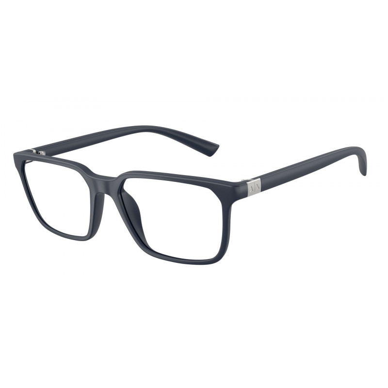 Eyeglasses Armani Exchange AX 3144 U 8181 Matte Blue Demo Lens 55mm