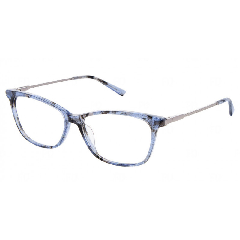 Eyeglasses Nicole Miller BARNELL C04 Salte Blue Glitz 57mm