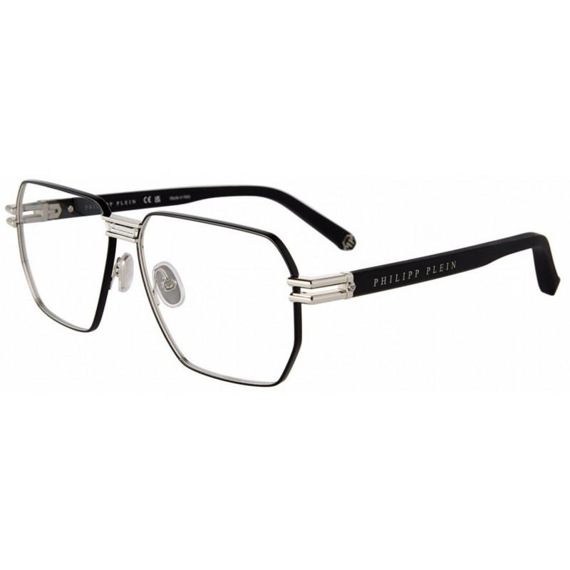 Sunglasses Philipp Plein VPP 114 M 0k07 Palladium/Matt Black 58mm