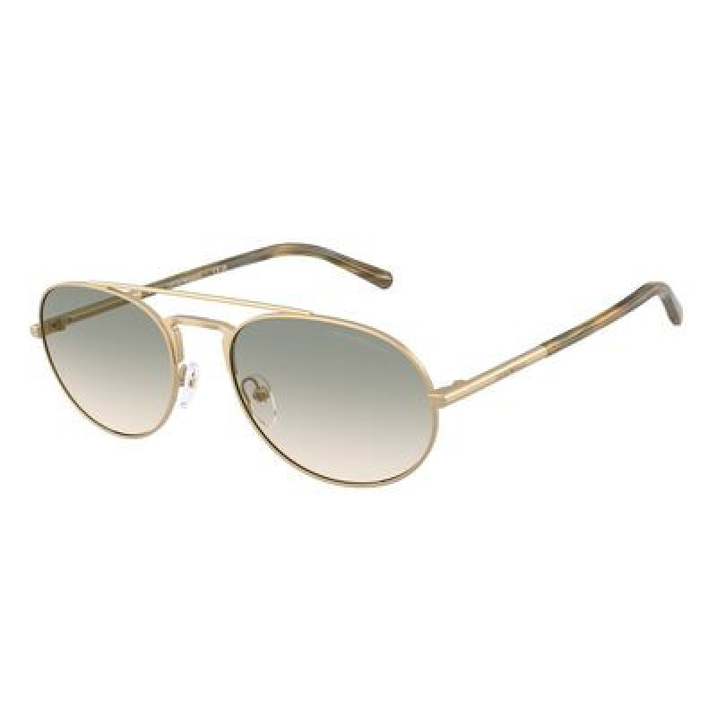 Sunglasses Emporio Armani EA 2171 30022C Matte Pale Gold / Brown Gradient Green Policarbonate Standard 57mm
