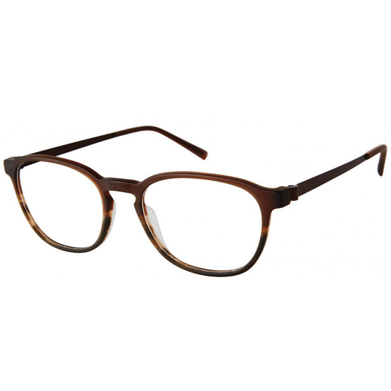 Eyeglasses TLG NU 070 C05 Brown 51mm