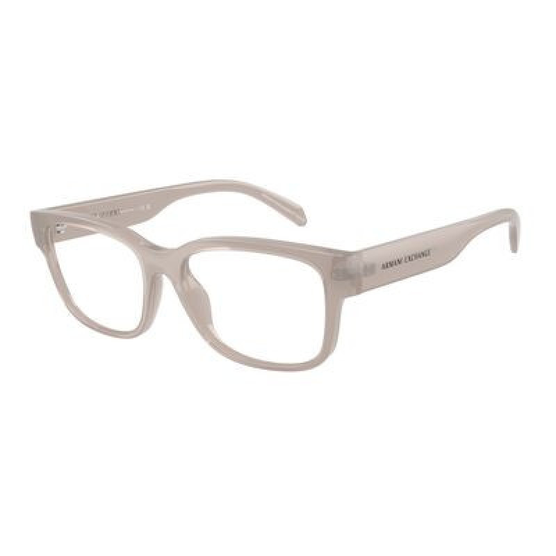 Eyeglasses Armani Exchange AX 3124 U 8374 Shiny Opal Light Grey / Demo Lens 53mm