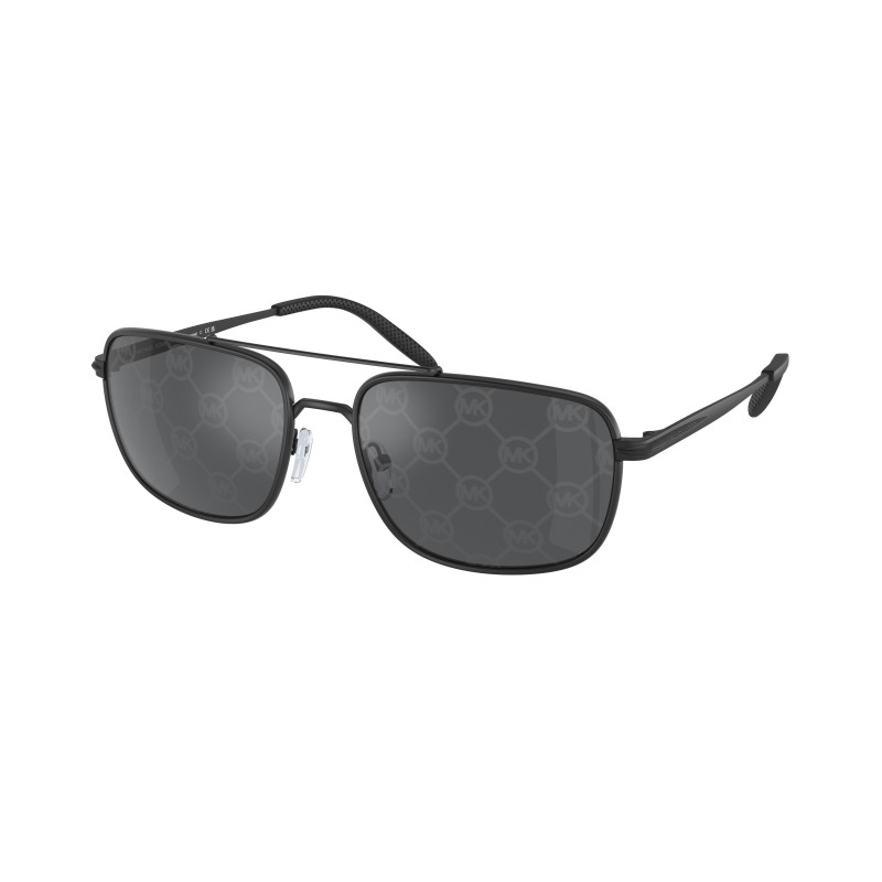 Sunglasses Michael Kors MK 1133 J 1553AI Glasgow Matte Black Circle Cha 60mm