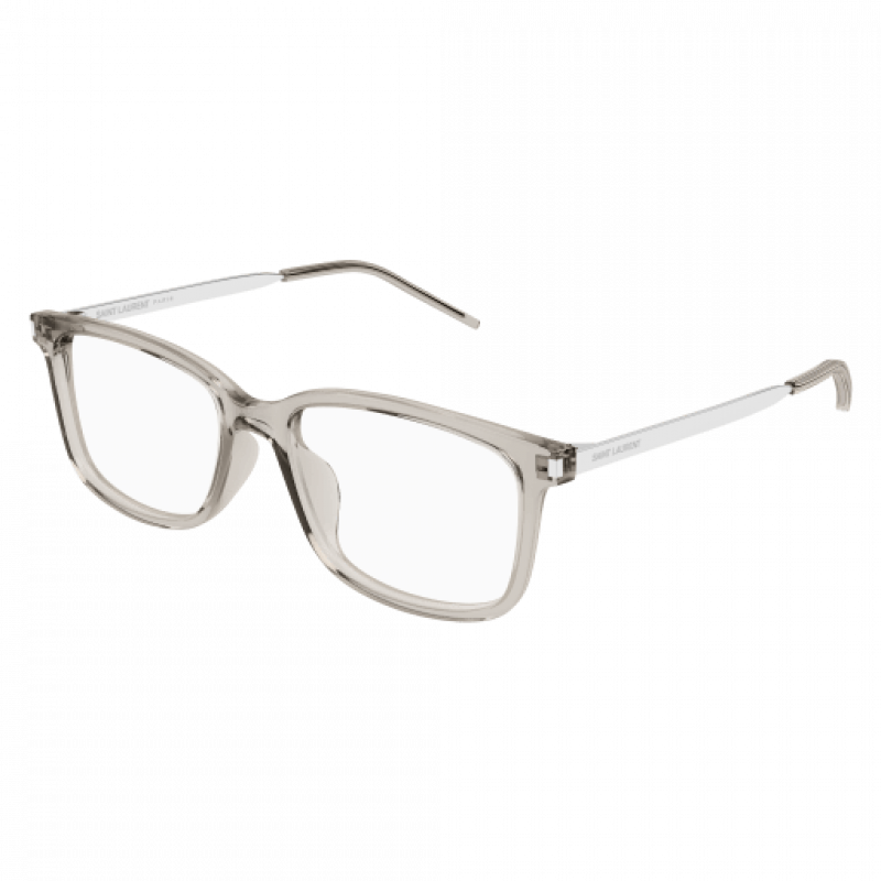 Eyeglasses Saint Laurent SL 684 /F- 003 Beige / Transparent Silver 55mm