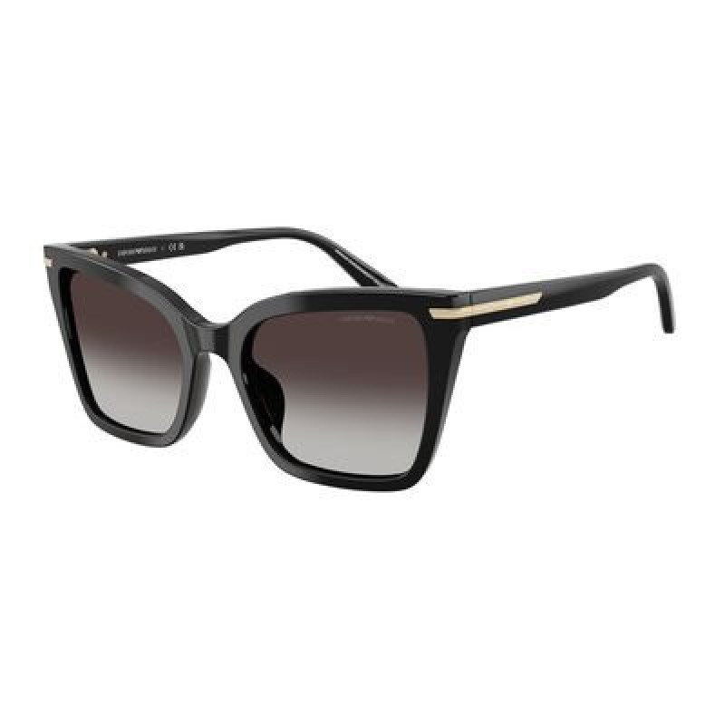 Sunglasses Emporio Armani EA 4273 BU 50178G Shiny Black / Grey Gradient Polyamide Standard 53mm