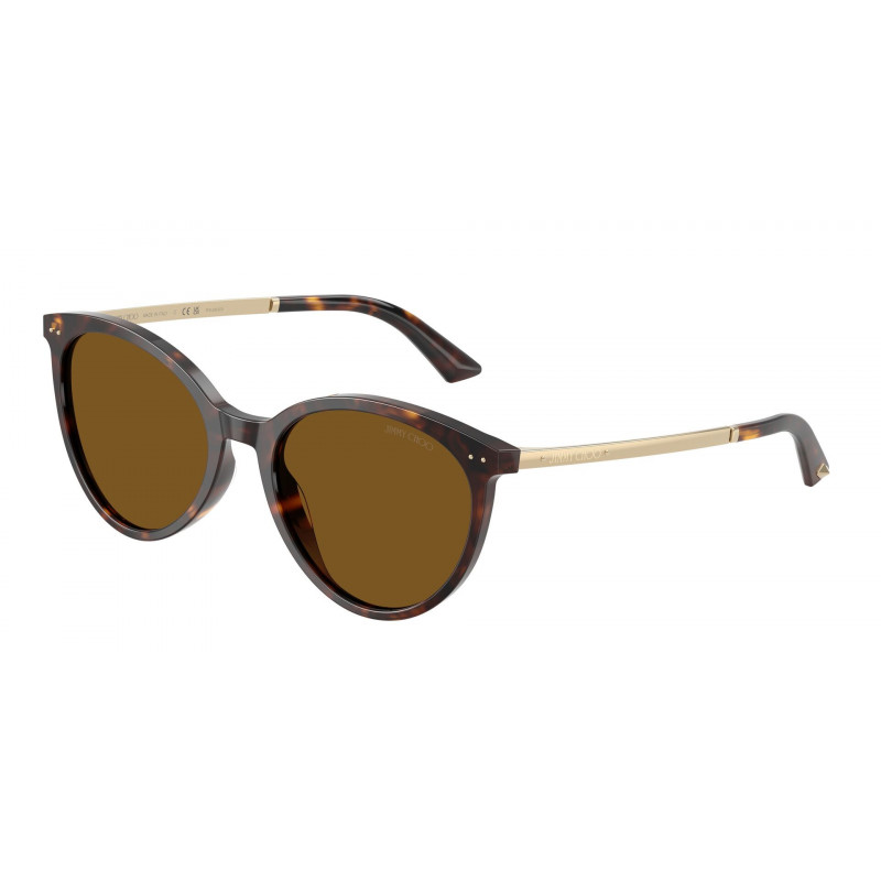 Sunglasses Jimmy Choo JC 5060 500283 Havana / Dark Brown Polar Cr39 Polarized 53mm