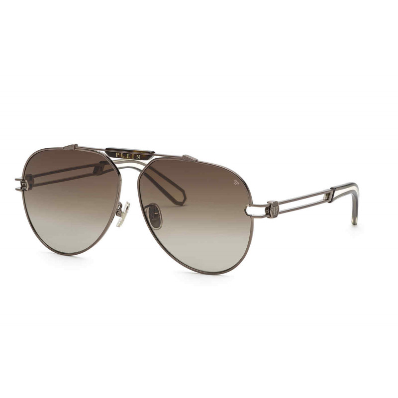 Sunglasses Philipp Plein SPP 048 M Gun W/sandblast -0584 0584 -