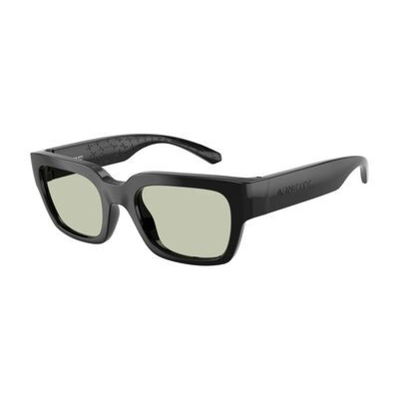 Sunglasses Arnette AN 4354 2900/2 Black / Light Green Policarbonate Standard 49mm