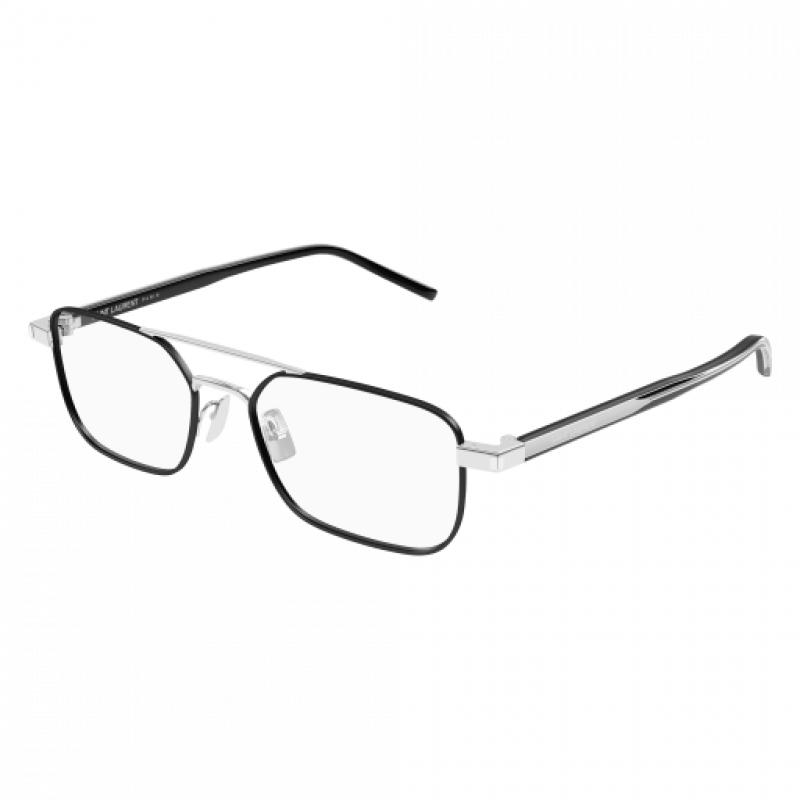 Eyeglasses Saint Laurent SL 780 - 003 Silver / Transparent Crystal 52mm